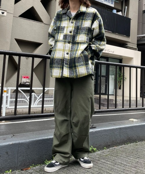 CIAOPANIC(チャオパニック)の「モヘアシャツジャケット(その他アウター・メンズ・レッド/グリーン・MEDIUM/LARGE)」の12枚目の写真