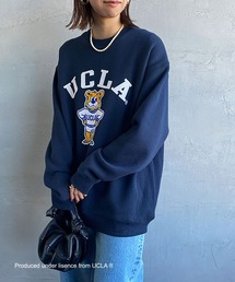 UCLA（ユーシーエルエー）の「[UCLA/ユーシーエルエー] フロッキープリント 裏起毛ビックシルエットスウェット（スウェット・メンズ）」