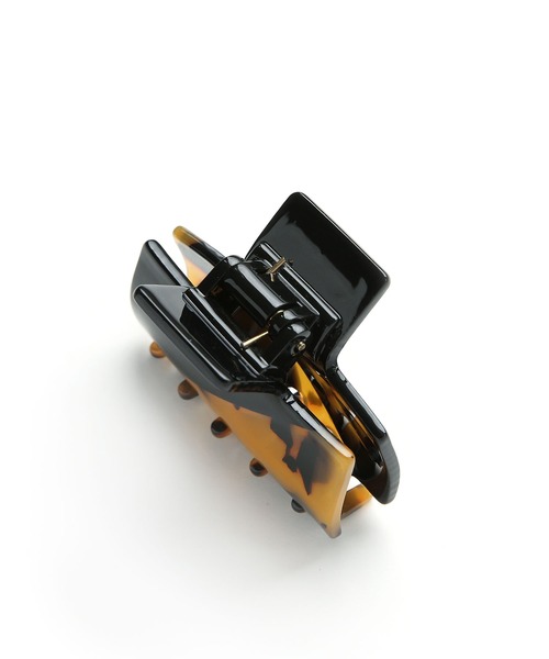 colleca la（コレカラ）の「バイカラーマーブルバンスクリップ（バレッタ/ヘアクリップ・レディース・ブラウン/ベージュ・FREE）」の9枚目の写真