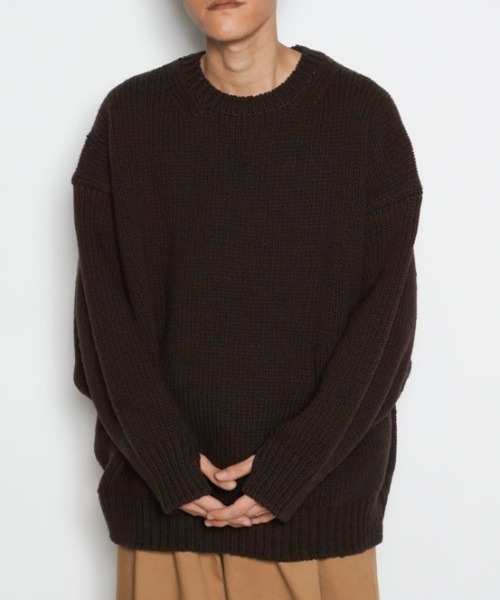 乱痴気（ランチキ）の「【reformed】NEP MERINO KNIT SWEATER（ニット 