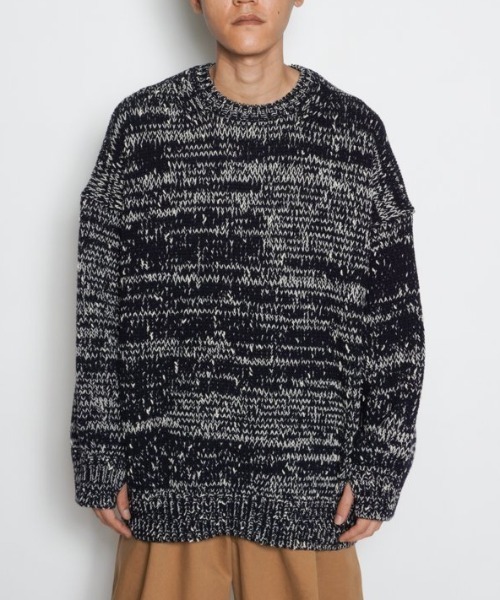 よ*お様 refomed NEP MERINO KNIT SWEATE 乱痴気（ランチキ）の「【reformed】NEP MERINO KNIT SWEATER