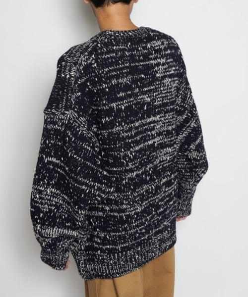 よ*お様 refomed NEP MERINO KNIT SWEATE 乱痴気（ランチキ）の「【reformed】NEP MERINO KNIT SWEATER（ニット