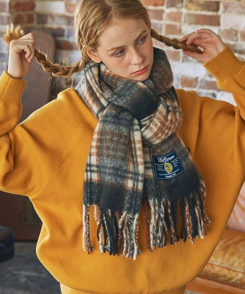 MONO-MART（モノマート）の「ボリュームマルチチェック柄マフラー