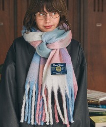 MONO-MART LADY'S(モノマートレディース)のボリュームマルチチェック柄マフラー(マフラー)