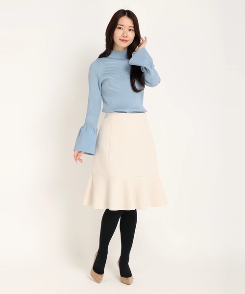 STRAWBERRY-FIELDS（ストロベリーフィールズ）の「シエナポリー　ニット・セーター（ニット/セーター・レディース・ブルー/ブラック/オフホワイト/ピンク/ネイビー・2）」の13枚目の写真