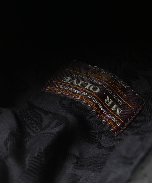 MR.OLIVE(ミスターオリーブ)の「MR.OLIVE/ミスターオリーブ WATER PROOF LIGHT LEATHER / DRAWSTRING BAG レザー 巾着バッグ ハンドバッグ(ショルダーバッグ・メンズ・ブラック/ブラウン・FREE)」の6枚目の写真