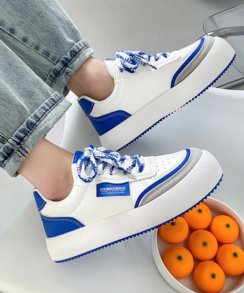 aimoha（アイモハ）の「ローカット厚底シューズ　スケートシューズ（スニーカー・メンズ・ブラック/ブルー/グリーン・25.0cm/24.5cm/27.0cm/25.5cm/26.5cm/26.0cm）」の22枚目の写真