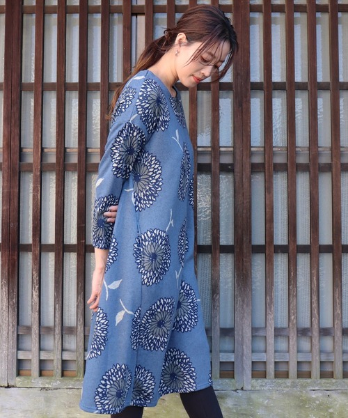 BARNDOOR（バーンドア）の「(BD)【BARNDOOR】北欧風 プリント フレア