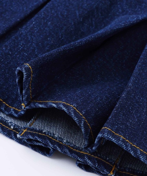 X-girl（エックスガール）の「JERSEY WOVEN MINI SKIRT（スカート・レディース・インディゴブルー/ベージュ/ブラック・XS/M/S）」の21枚目の写真