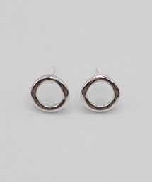 VATSURICA | 〈VATSURICA〉silver 925 / 金属アレルギー対応 / ニュアンス ラウンド ピアス(ピアス（両耳用）)
