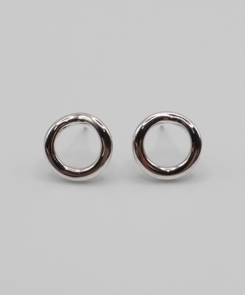 VATSURICA（バツリカ）の「〈VATSURICA〉silver 925 / 金属アレルギー対応 / ニュアンス ラウンド ピアス（ピアス（両耳用）・レディース・シルバー/ゴールド・FREE）」の7枚目の写真