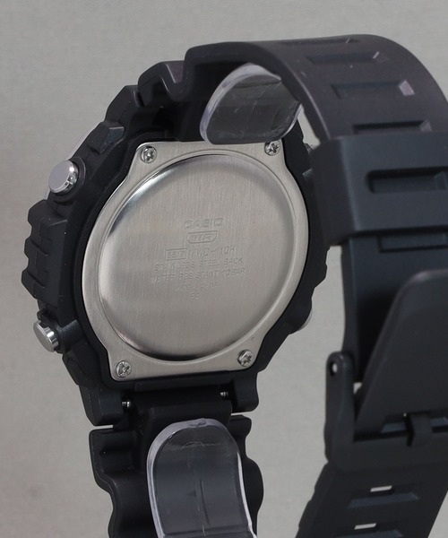 CASIO(カシオ)の「CASIO Collection / MWD-110H-1AJF(デジタル腕時計・メンズ・ブラック×シルバー・FREE)」の9枚目の写真