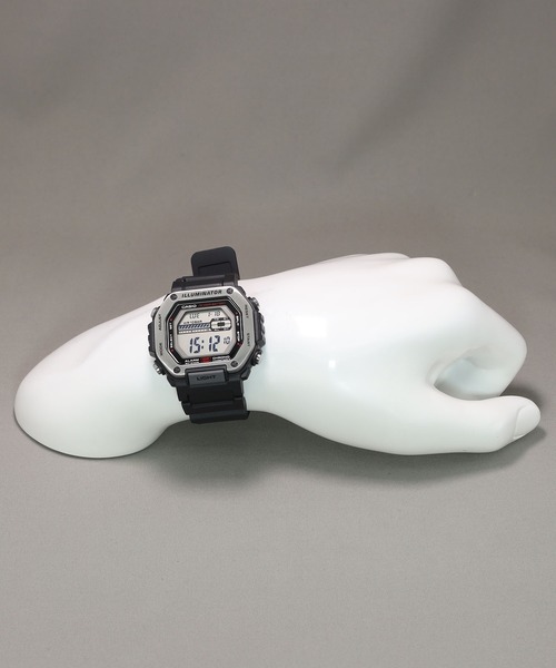 CASIO(カシオ)の「CASIO Collection / MWD-110H-1AJF(デジタル腕時計・メンズ・ブラック×シルバー・FREE)」の11枚目の写真