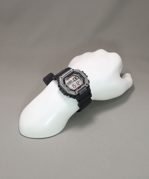 CASIO(カシオ)の「CASIO Collection / MWD-110H-1AJF(デジタル腕時計・メンズ・ブラック×シルバー・FREE)」の12枚目の写真