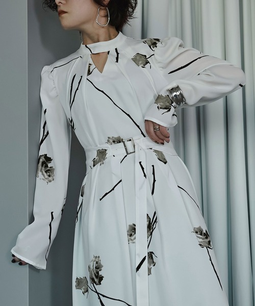 Ezick モードドレス (オケージョンにも) Ezick レーストップドレス