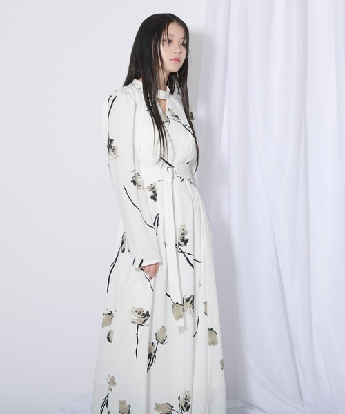 Falling flower レディモードワンピース（ドレス）｜Ezick（エジック