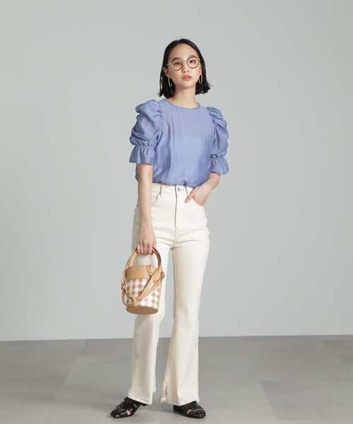 FREE'S MART（フリーズマート）の「◆グルカフラットミュールサンダル（サンダル・レディース・ホワイト/ブラック/ベージュ・MEDIUM/SMALL）」の12枚目の写真