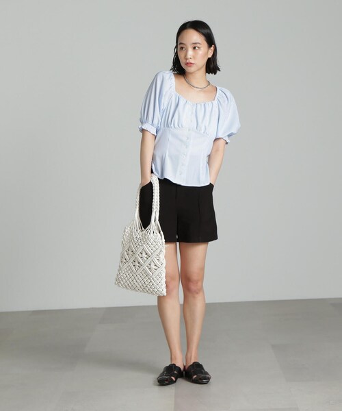 FREE'S MART（フリーズマート）の「◆グルカフラットミュールサンダル（サンダル・レディース・ホワイト/ブラック/ベージュ・MEDIUM/SMALL）」の16枚目の写真