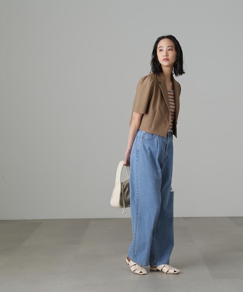 FREE'S MART（フリーズマート）の「◆グルカフラットミュールサンダル（サンダル・レディース・ホワイト/ブラック/ベージュ・MEDIUM/SMALL）」の8枚目の写真