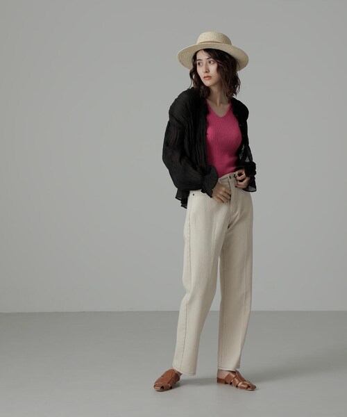 FREE'S MART（フリーズマート）の「◆グルカフラットミュールサンダル（サンダル・レディース・ホワイト/ブラック/ベージュ・MEDIUM/SMALL）」の15枚目の写真