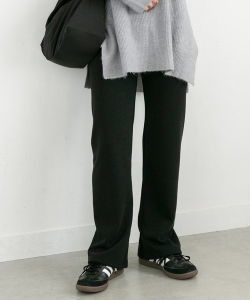 PICHI(ピイチ)の「丈が選べる極暖裏起毛パンツ(その他パンツ・レディース・ブラック/チャコール・M/L)」の1枚目の写真
