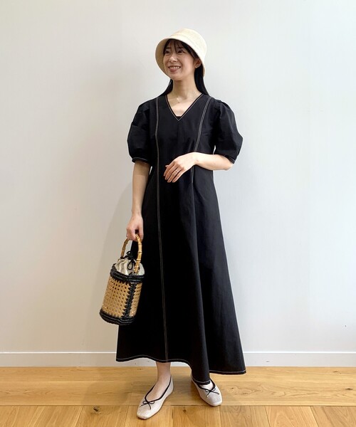 OPAQUE.CLIP（オペークドットクリップ）の「◆編み柄バケハ（ハット・レディース・アイボリー/ブラック・00）」の3枚目の写真