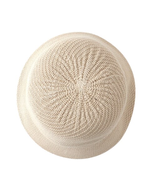 OPAQUE.CLIP（オペークドットクリップ）の「◆編み柄バケハ（ハット・レディース・アイボリー/ブラック・00）」の14枚目の写真