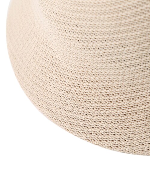 OPAQUE.CLIP（オペークドットクリップ）の「◆編み柄バケハ（ハット・レディース・アイボリー/ブラック・00）」の20枚目の写真