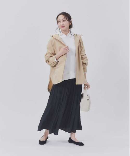 HONEYSUCKLE ROSE（ハニーサックルローズ）の「【HONEYSUCKLE ROSE】撥水マウンテンパーカー（マウンテンパーカー・レディース・ベージュ/ブラック/カーキブラウン・M/L）」の7枚目の写真