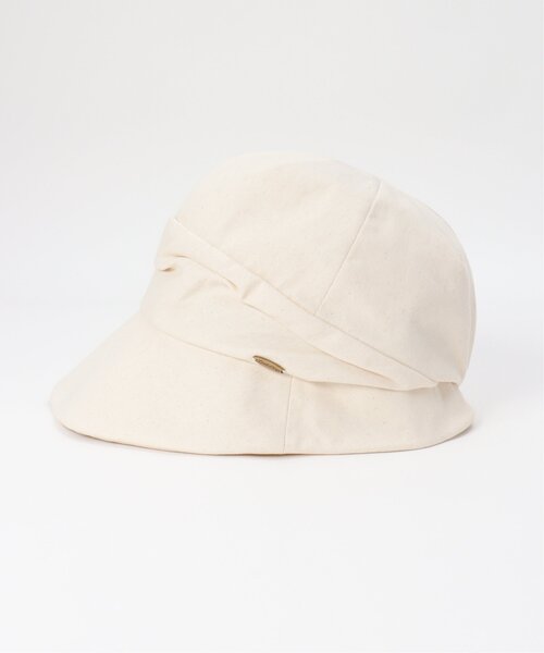 LBC（エルビーシー）の「タック入りキャスケット（キャスケット・レディース・ネイビー/ベージュ/オフホワイト・FREE）」の5枚目の写真