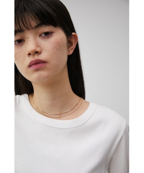 AZUL by moussy（アズールバイマウジー）の「DOT CHAIN COMBI NECKLACE/ドットチェーンコンビネックレス（ネックレス・レディース・シルバー/ゴールド系その他・FREE）」の5枚目の写真