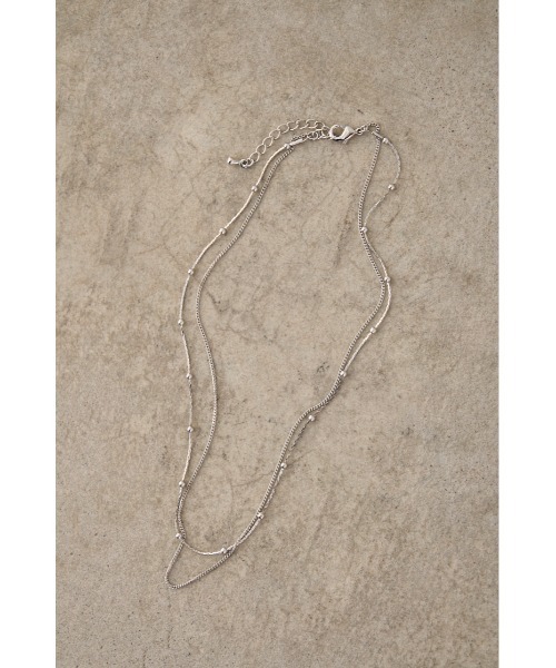 AZUL by moussy（アズールバイマウジー）の「DOT CHAIN COMBI NECKLACE/ドットチェーンコンビネックレス（ネックレス・レディース・シルバー/ゴールド系その他・FREE）」の15枚目の写真