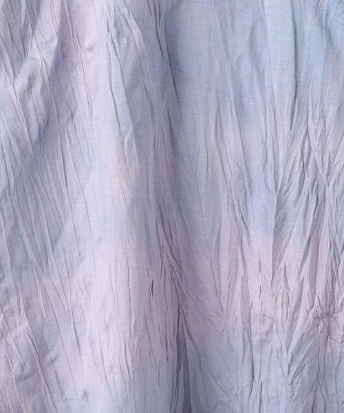 BEAUTY&YOUTH UNITED ARROWS（ビューティーアンドユースユナイテッドアローズ）の「コットンブレンド タイダイ ロングスリーブ Tシャツ（Tシャツ/カットソー・レディース・ライラック/ブラック・FREE）」の7枚目の写真