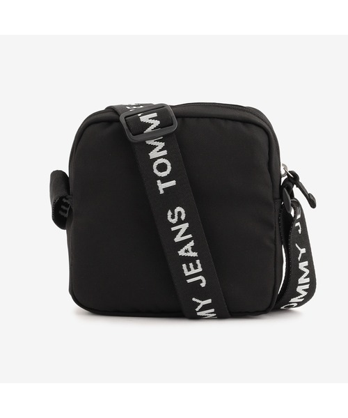 tommy jeans(トミー ジーンズ)の「エッセンシャルスクエアリポーターバッグ(ショルダーバッグ・メンズ・ブラック/オレンジ・FREE)」の3枚目の写真