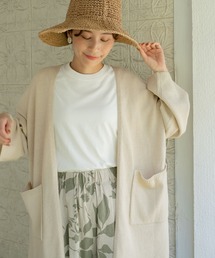 URBAN RESEARCH DOORS | コットンリネンロングカーディガン(カーディガン/ボレロ)