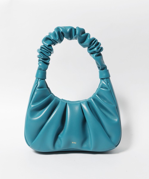 JW PEI（ジェイダブリューペイ）の「JW PEI/ジェイダブリューペイ Gabbi Ruched Hobo Handbag ハンドバッグ ミニバッグ（ハンドバッグ・レディース・ブラウン/エメラルドブルー/ブルー/ブラック/アイボリー/グレー/ホワイト・FREE）」の7枚目の写真