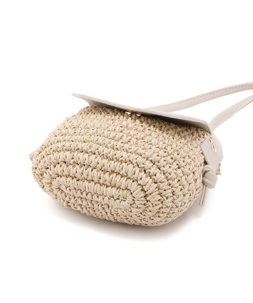 ROPE' PICNIC（ロペピクニック）の「カラーフラップペーパーマイクロミニショルダーバッグ（ショルダーバッグ・レディース・オレンジ/キナリ/ブルー/ブラック・FREE）」の10枚目の写真