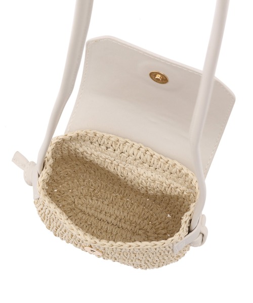 ROPE' PICNIC（ロペピクニック）の「カラーフラップペーパーマイクロミニショルダーバッグ（ショルダーバッグ・レディース・オレンジ/キナリ/ブルー/ブラック・FREE）」の9枚目の写真