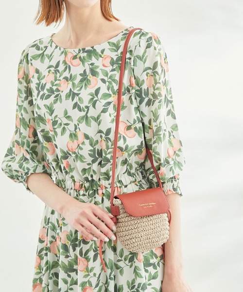 ROPE' PICNIC（ロペピクニック）の「カラーフラップペーパーマイクロミニショルダーバッグ（ショルダーバッグ・レディース・オレンジ/キナリ/ブルー/ブラック・FREE）」の7枚目の写真