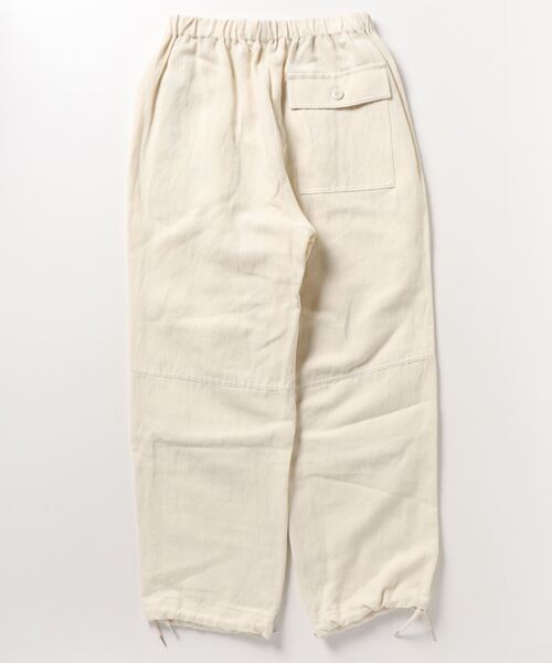 KIIT（キート）の「【KIIT/キート】MILITARY PANTS（カーゴパンツ・メンズ・アイボリー・1）」の4枚目の写真