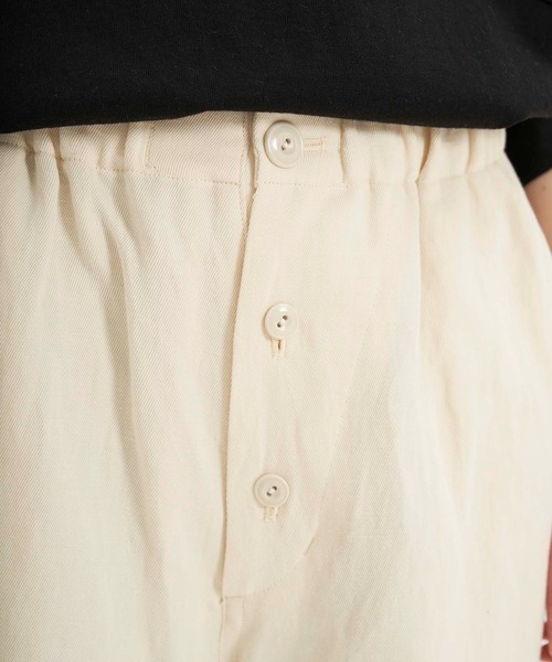 KIIT（キート）の「【KIIT/キート】MILITARY PANTS（カーゴパンツ・メンズ・アイボリー・1）」の5枚目の写真