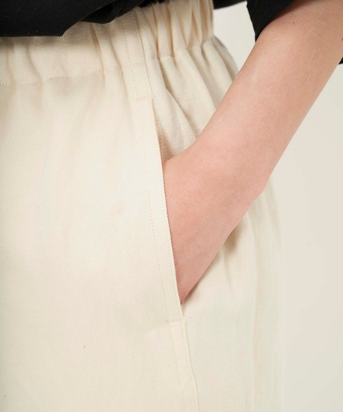 KIIT（キート）の「【KIIT/キート】MILITARY PANTS（カーゴパンツ・メンズ・アイボリー・1）」の2枚目の写真