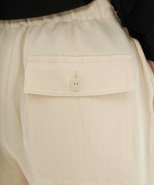 KIIT（キート）の「【KIIT/キート】MILITARY PANTS（カーゴパンツ・メンズ・アイボリー・1）」の10枚目の写真