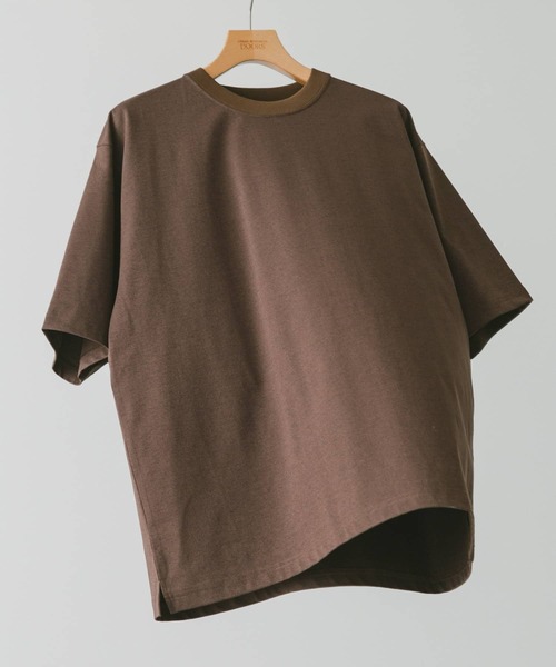 URBAN RESEARCH DOORS（アーバンリサーチドアーズ）の「『Sサイズ/WEB限定』『吸水速乾』『接触冷感』『イージーケア』クイックドライ ショートスリーブT（Tシャツ/カットソー・メンズ・ブラック/カーキ/ブラウン/ライトグレー/ホワイト/ネイビー/モカ/ブルー・SMALL/MEDIUM/LARGE/X-LARGE）」の4枚目の写真