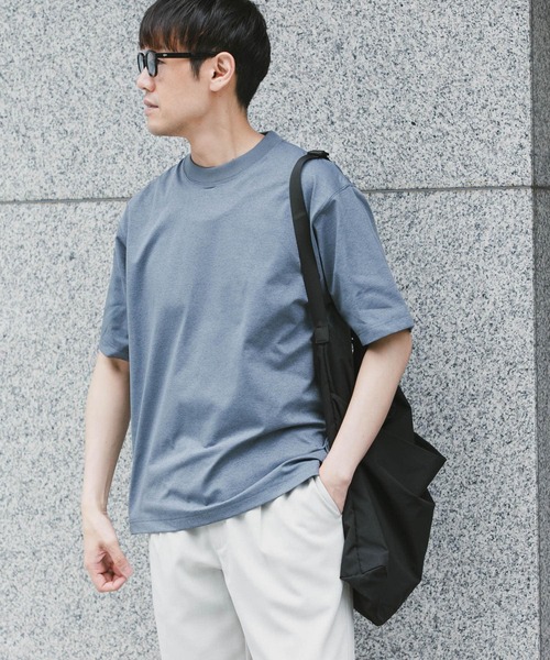 URBAN RESEARCH DOORS（アーバンリサーチドアーズ）の「『Sサイズ/WEB限定』『吸水速乾』『接触冷感』『イージーケア』クイックドライ ショートスリーブT（Tシャツ/カットソー・メンズ・ブラック/カーキ/ブラウン/ライトグレー/ホワイト/ネイビー/モカ/ブルー・SMALL/MEDIUM/LARGE/X-LARGE）」の17枚目の写真