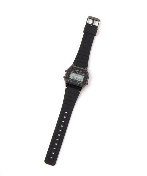 BAYFLOW（ベイフロー）の「デジタルラバーウォッチ（デジタル腕時計・レディース・ブラック/オフホワイト・FREE）」の3枚目の写真