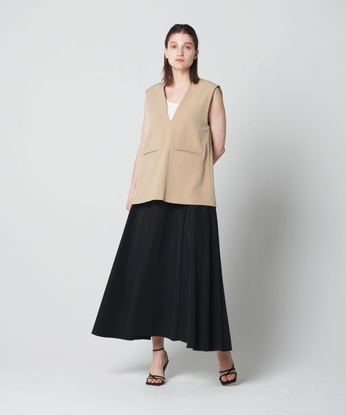 N.O.R.C(ノーク)の「サイドフレアスカート(スカート・レディース・ピンク/ブラック/グリーン/ブルー・S/M)」の2枚目の写真