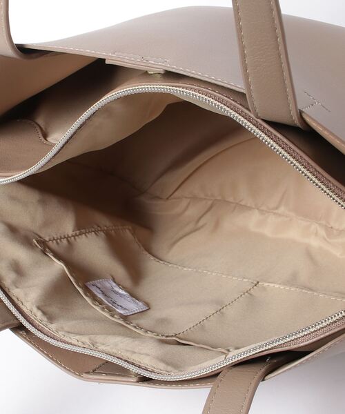 Legato Largo（レガートラルゴ）の「【Legato Largo】LH-F3065Z A4トートバッグ（トートバッグ・レディース・ベージュ/ブラック/アイボリー・FREE）」の4枚目の写真