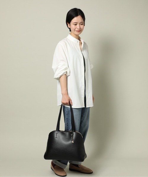 Legato Largo（レガートラルゴ）の「【Legato Largo】LH-F3065Z A4トートバッグ（トートバッグ・レディース・ベージュ/ブラック/アイボリー・FREE）」の13枚目の写真