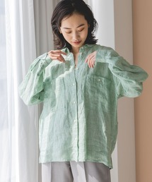 FINEリネンワークBIGシャツ
